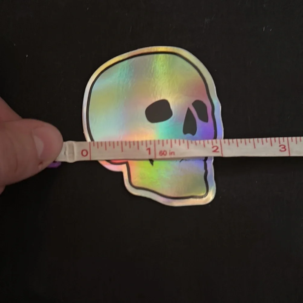Holographic skull stickers/decals